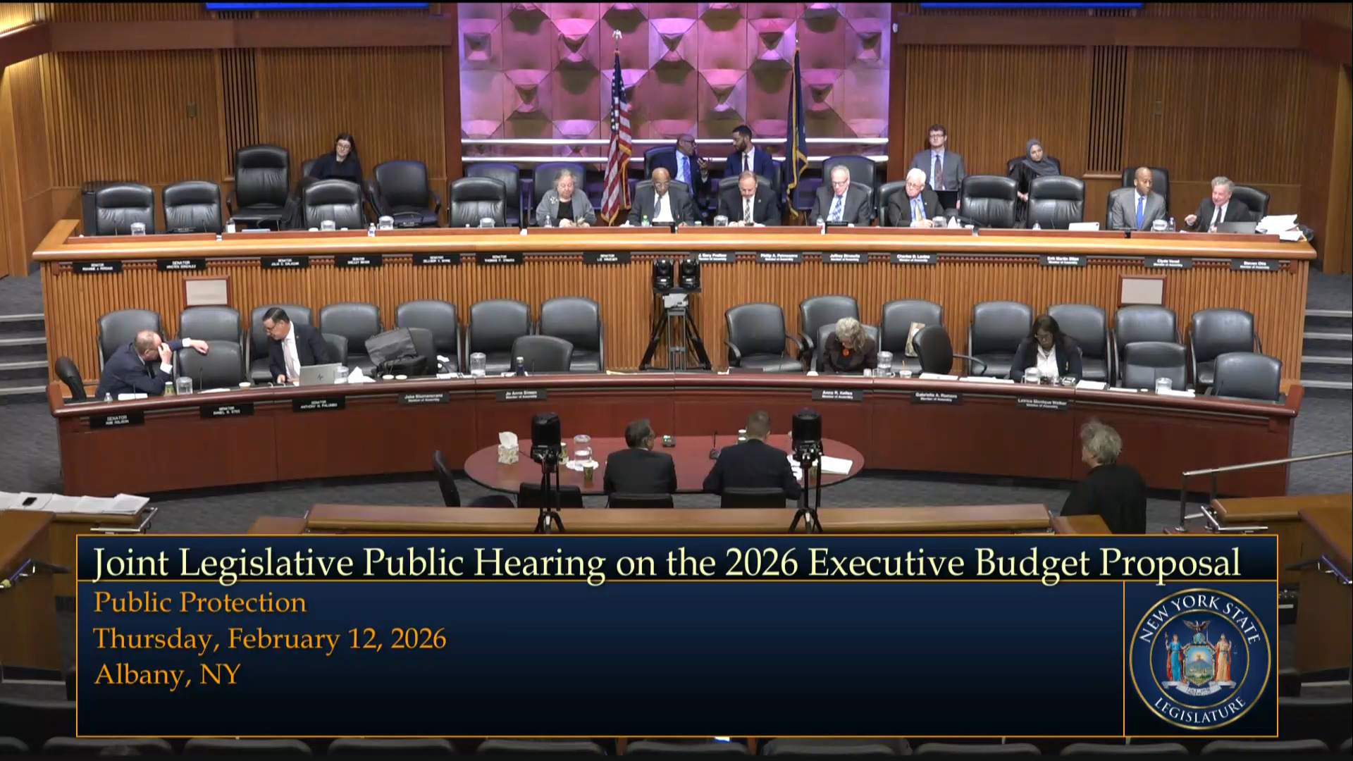 NYS Homeland Security Commissioner Testifies During Budget Hearing on Public Protection