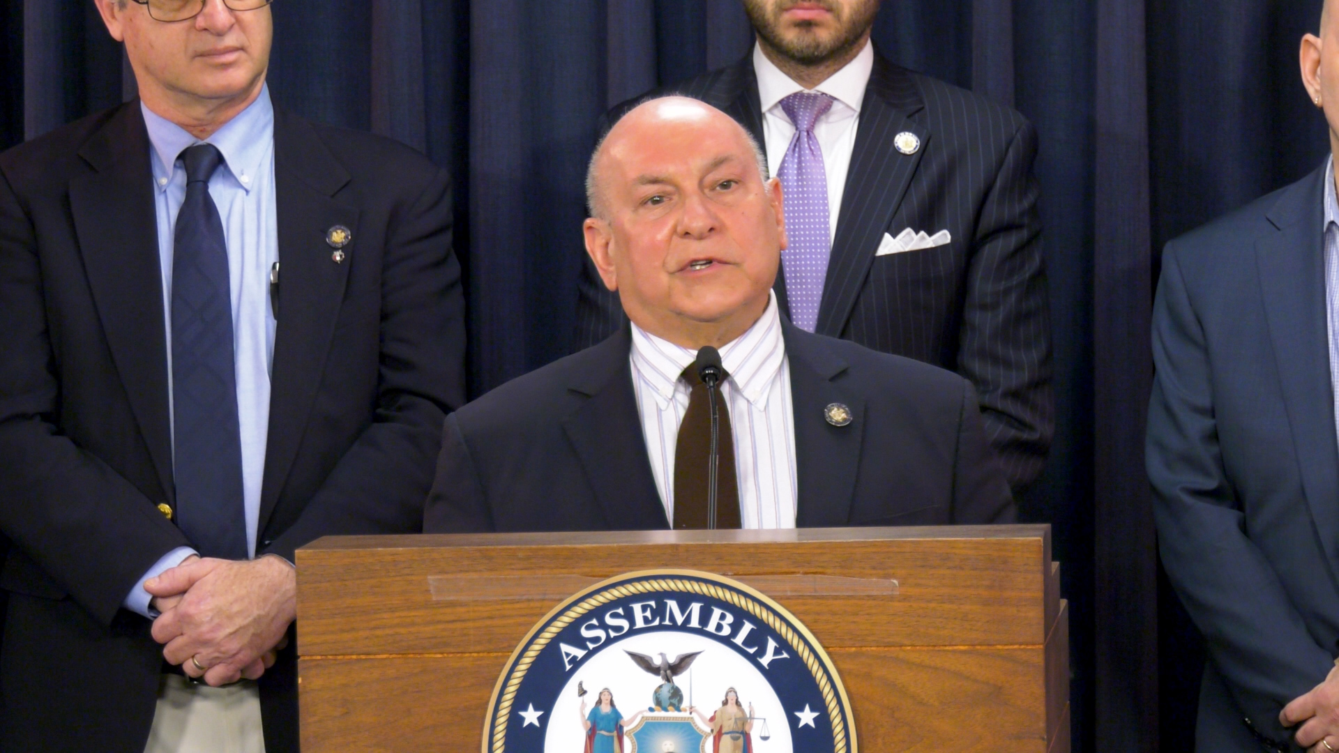 Assemblymember Burdick Makes a Statement During a Press Conference on Students with Disabilities