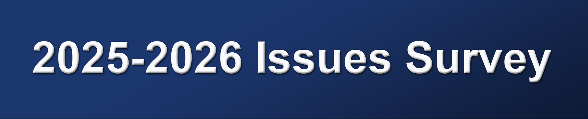 2025-2026 Issues Survey