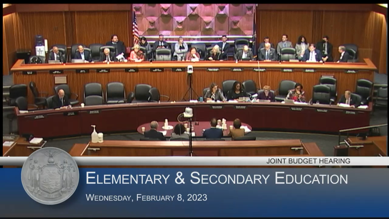 Advocates for Education Testify During Budget Hearing on Education