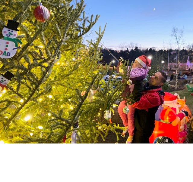 Assemblyman Angelo Santabarbara helped officially kick-off the holiday season in the City of Amsterdam with the annual Tree Lighting Ceremony on the Mohawk Valley Gateway Overlook Bridge.