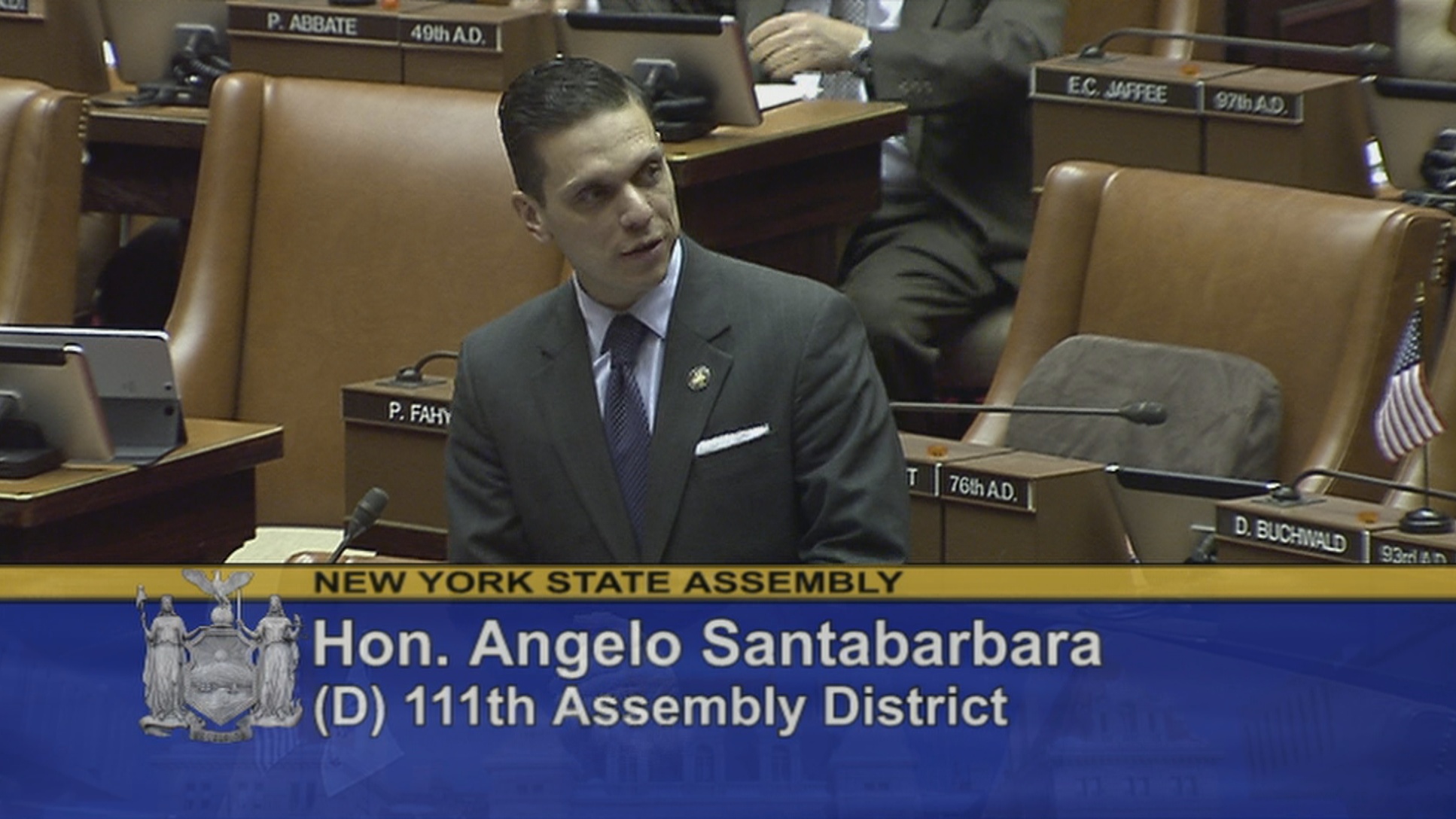 Assemblyman Santabarbara Welcomes Lieutenant Danielle Jachlewski