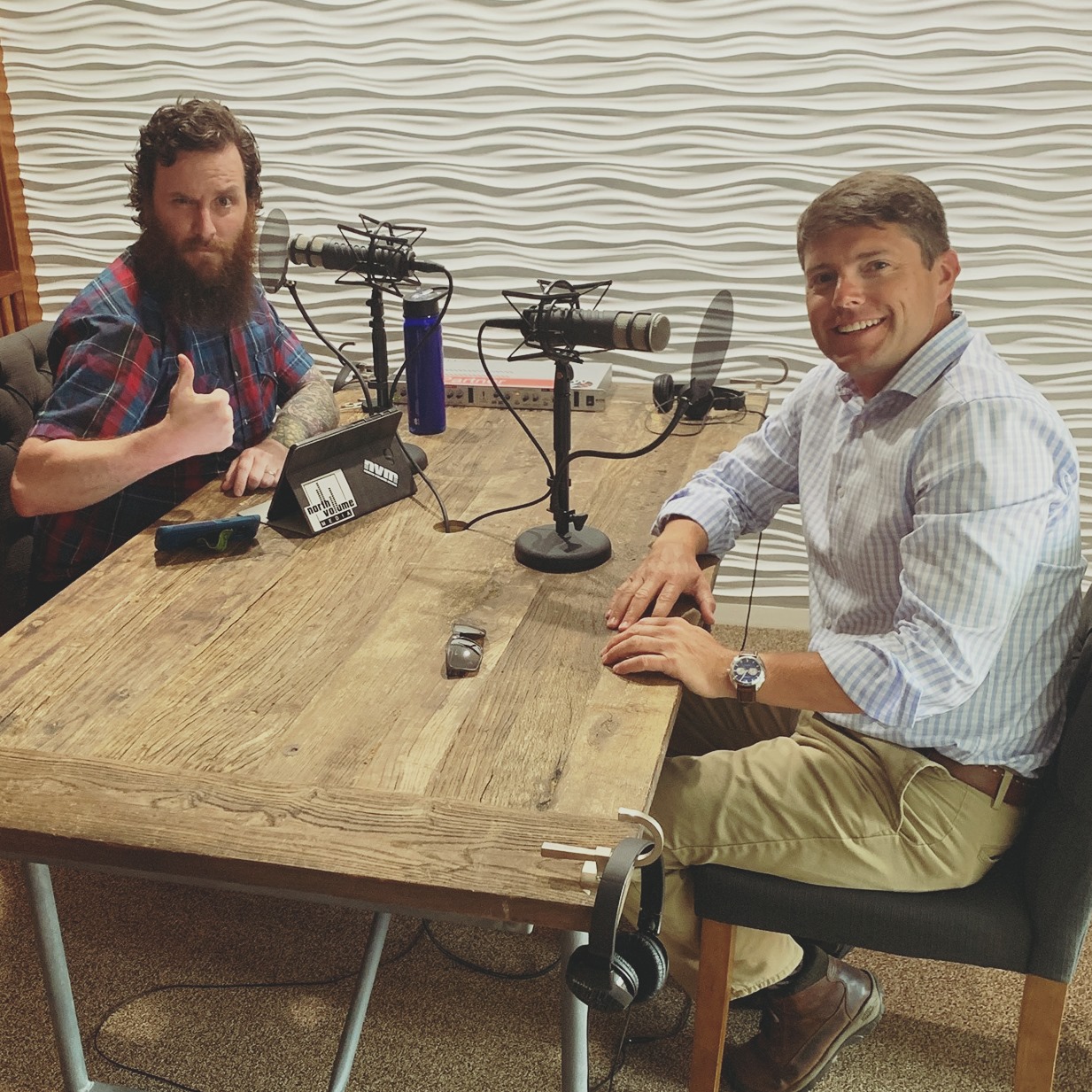 Assemblyman Billy Jones joined Nicholas Dubay at North Volume Media Studios to record an episode of the Mental Health Survival Guide Podcast in July 2019.