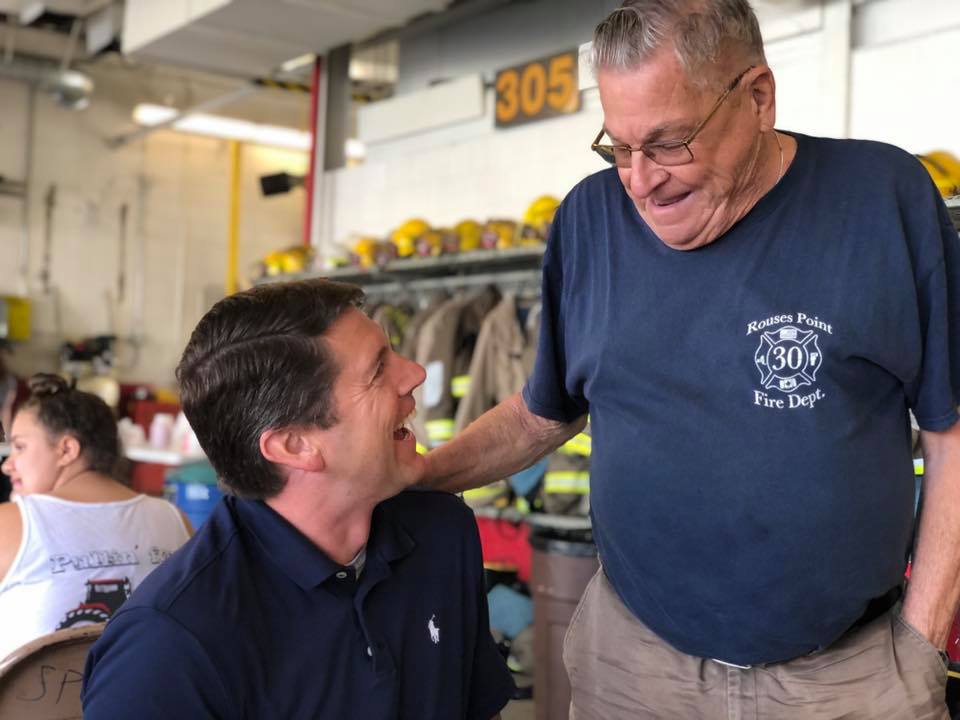 Assemblyman Billy Jones attended the Rouses Point Fire Department July 4th Annual Barbeque.