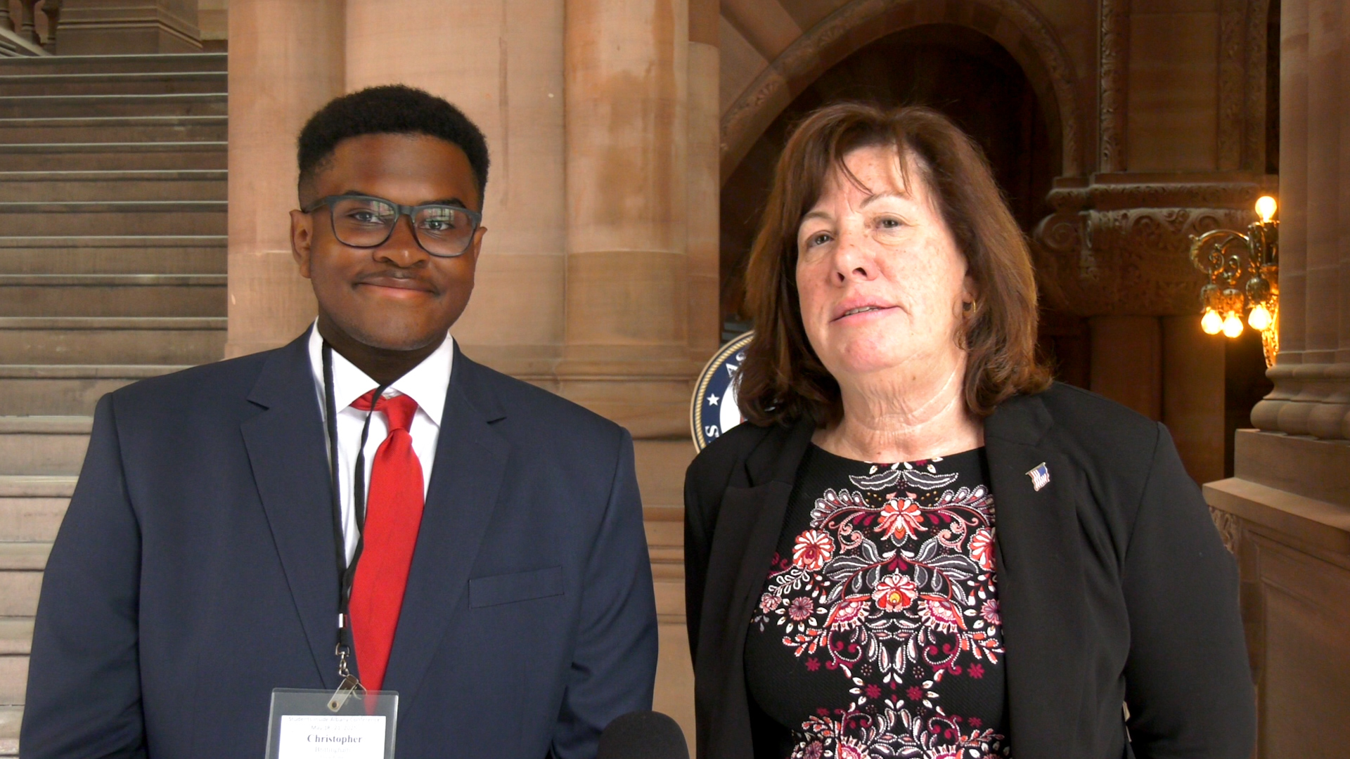 Local Student Visits the Assembly