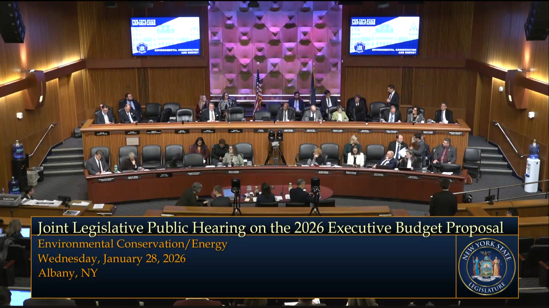 State Energy Officials Testify During Budget Hearing on Environmental Conservation