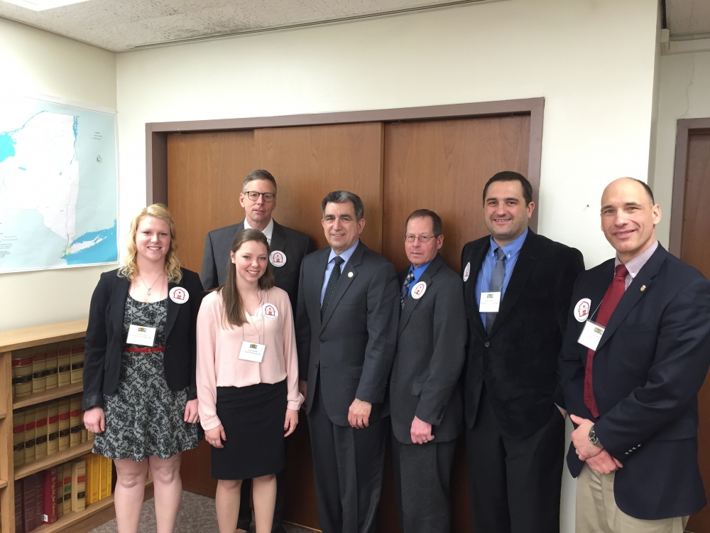 Assemblyman Magnarelli also met with members of the Onondaga County Farm Bureau. Those in attendance included Mark Tucker, John Lemondes, Brian Reeves of Reeves Farms in Baldwinsville and Nick Palladi