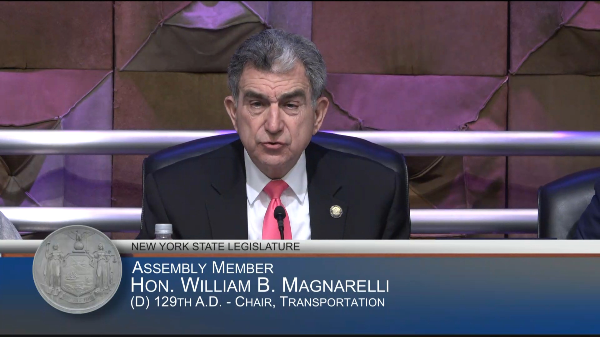 Magnarelli Questions DOT Commissioner During Joint Budget Hearing on Transportation