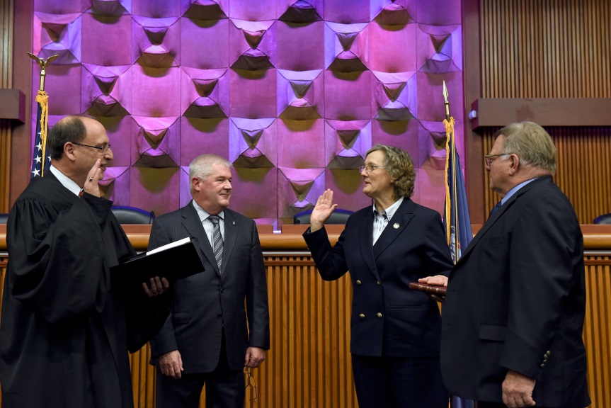 Assemblywoman Marjorie Byrnes (R,C-Caledonia) sworn in to state Assembly