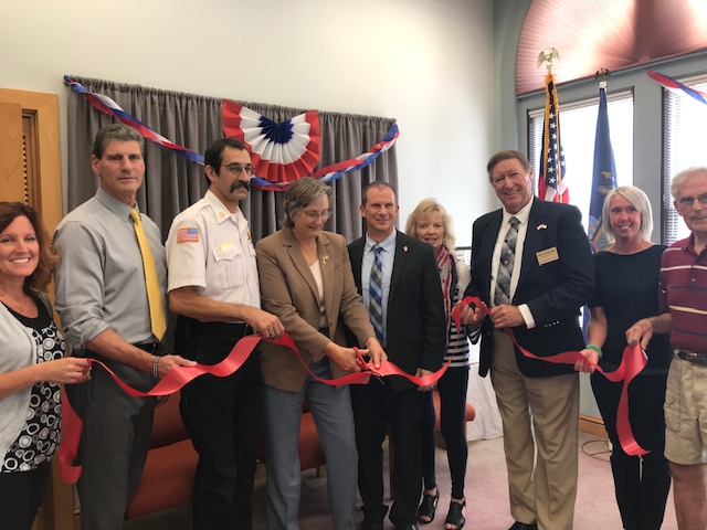 On Thursday, September 5, Assemblywoman Marjorie Byrnes (R,C-Caledonia) hosted an open house at her new satellite office in the City of Hornell. Kicking off the event with a ribbon-cutting, Byrnes was
