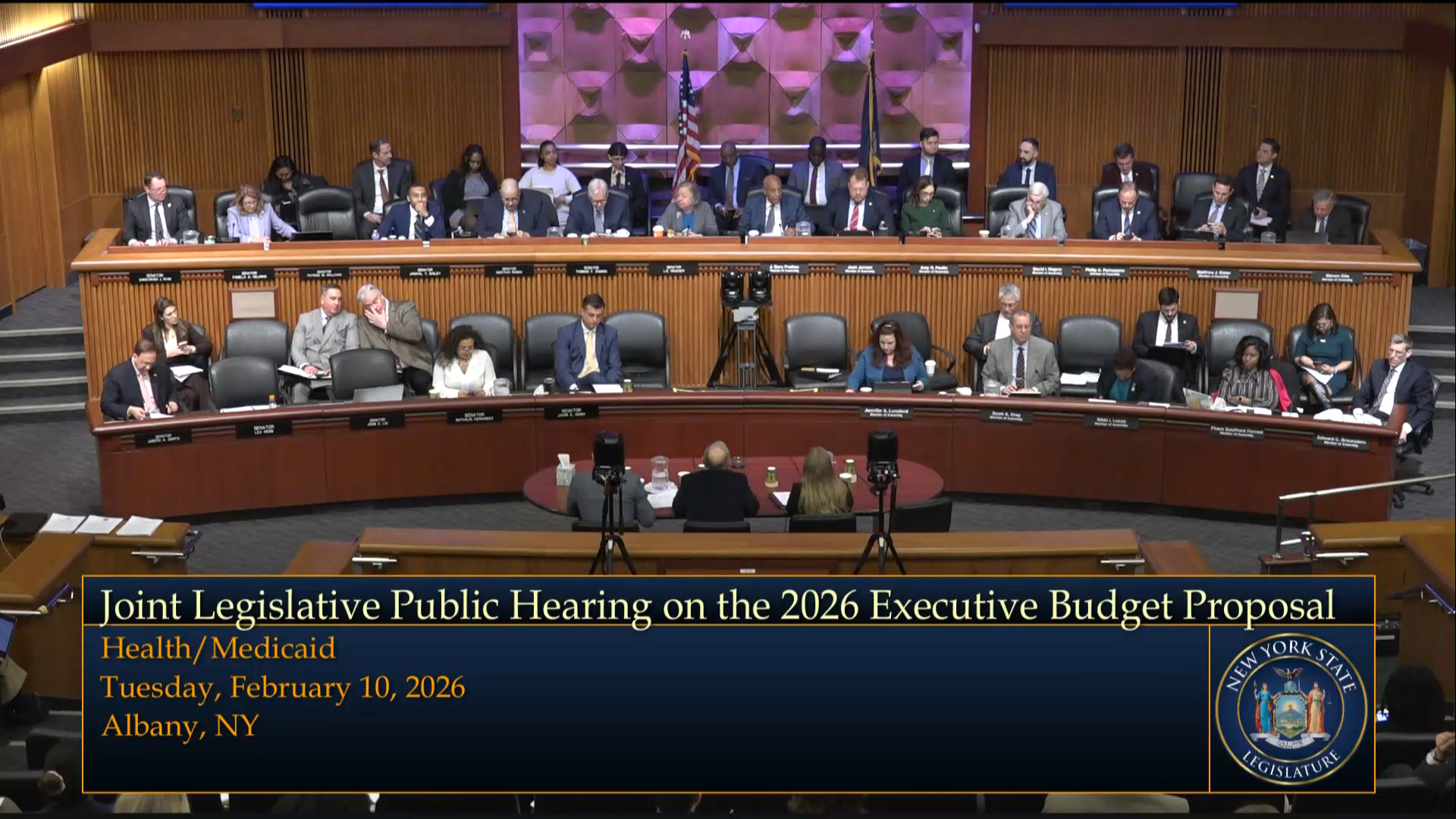 NYS Dept. of Health Commissioner Testifies During Budget Hearing on Health and Medicaid