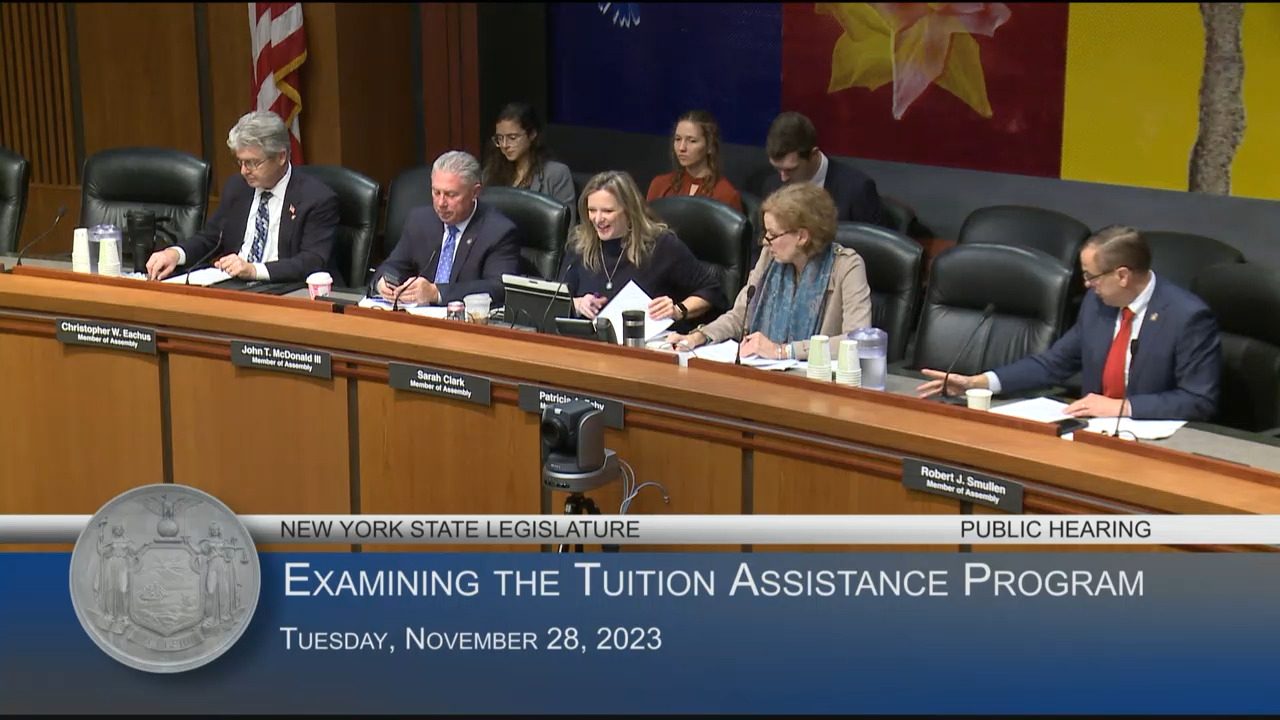 NYS Higher Education Services Corporation Testifies at Hearing on the Status of the NYS Tuition Assistance Program