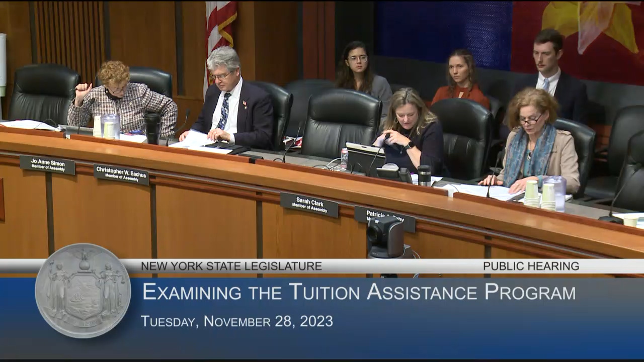 Commission on Independent Colleges and Universities President Testifies at Hearing on the  NYS Tuition Assistance Program