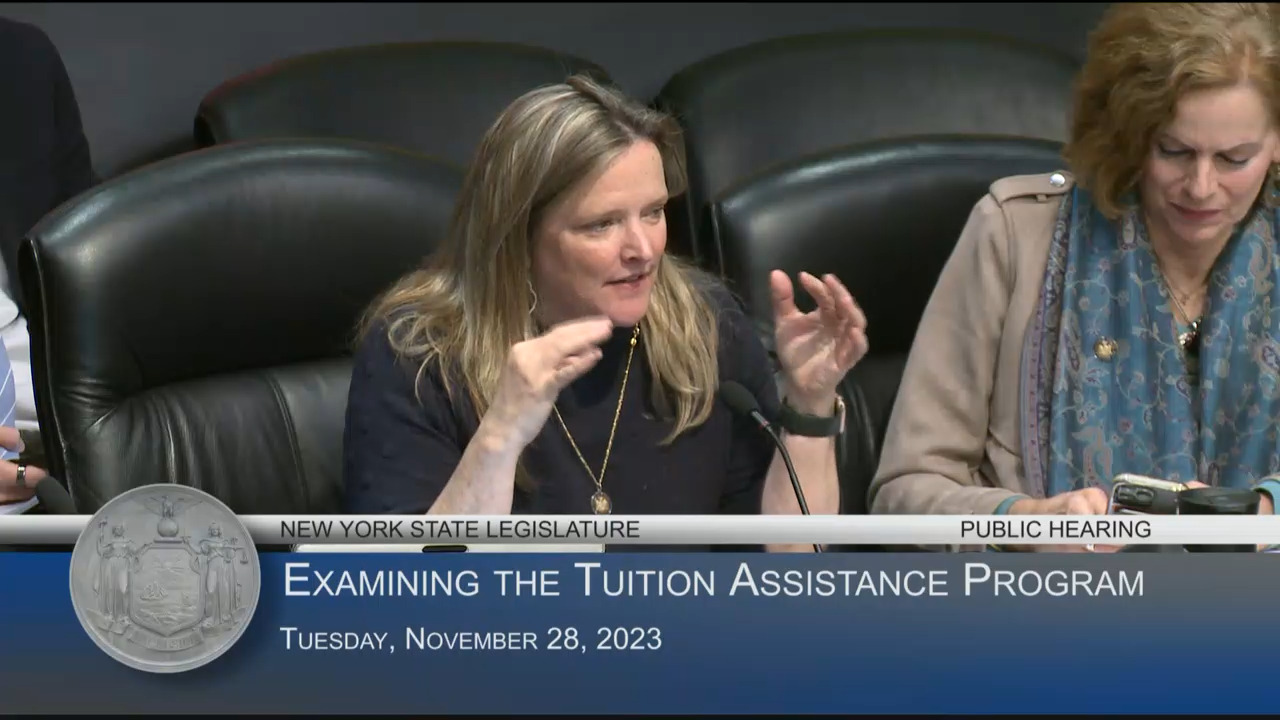 Clark Co-Chairs Public Hearing on the New York State Tuition Assistance Program