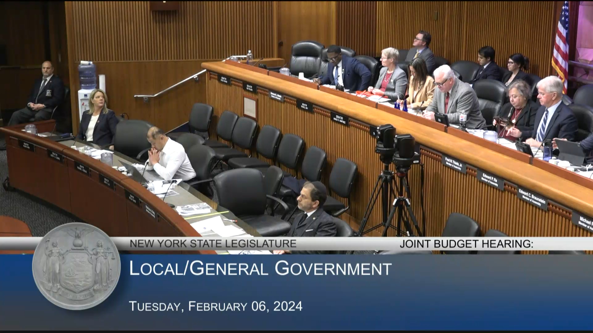 Rochester Mayor Evans Testifies During Budget Hearing on Local/General Government