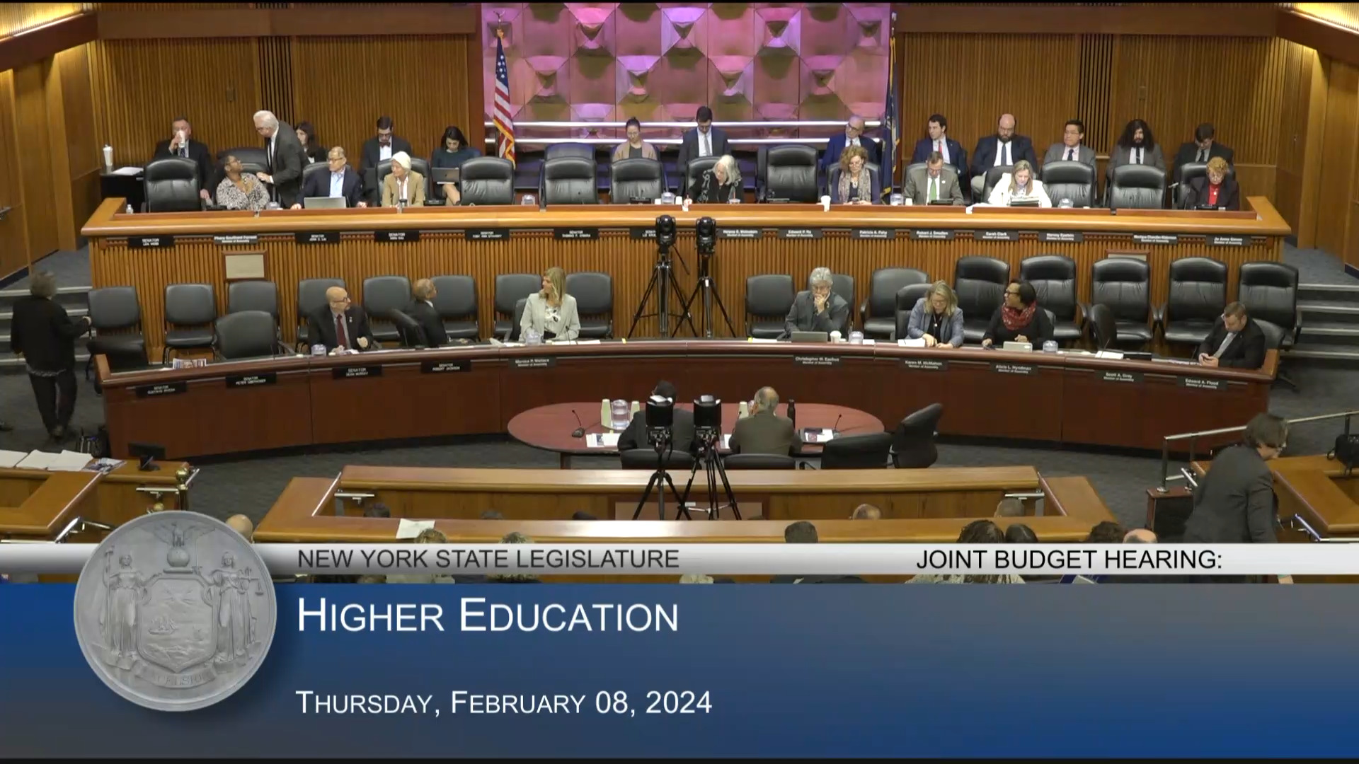 SUNY Chancellor Testifies During Budget Hearing on Higher Education