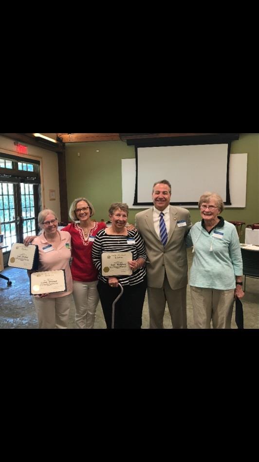 Pictured left to right: Loren Penman, Gail Serventi, Joan Mokdessi Assemblyman David DiPietro (R,C,I-East Aurora) and Susan Herrnstein.