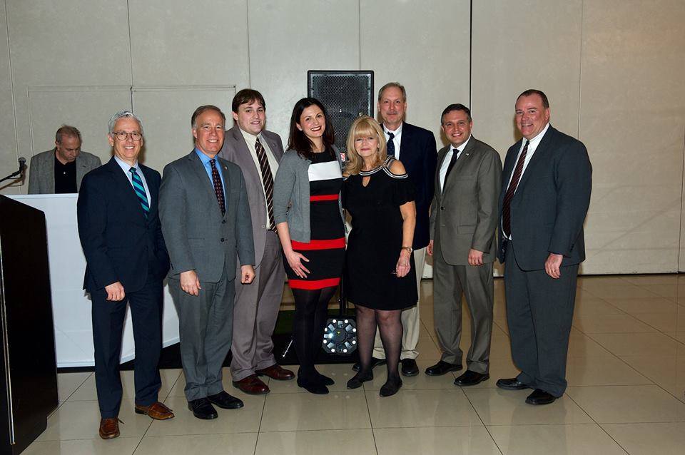 Assemblyman Smith joins Ronkonkoma Chamber of Commerce, town and county officials to recognize outstanding community leaders.