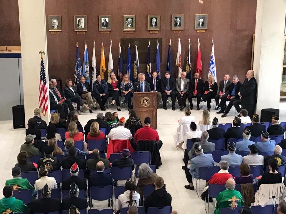 Assemblyman Smith joined Congressman Peter King, Congressman Lee Zeldin, County Executive Steve Bellone and local officials in recognizing Armed Forces Day