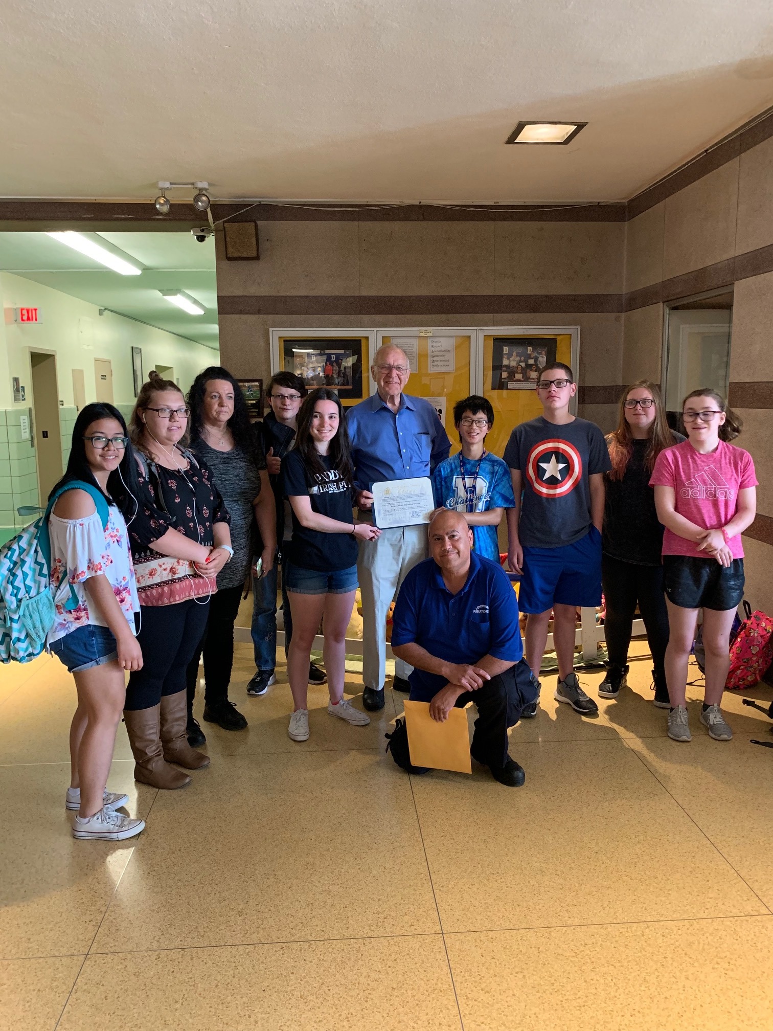 McDonough Recognizes Division Avenue Key Club Photo 2