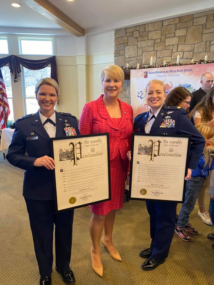 Assemblywoman Mary Beth Walsh (R,C,I-Ballston) pictured with honorees at her Women of Distinction Event on March 7, 2020 at the Edison Club.