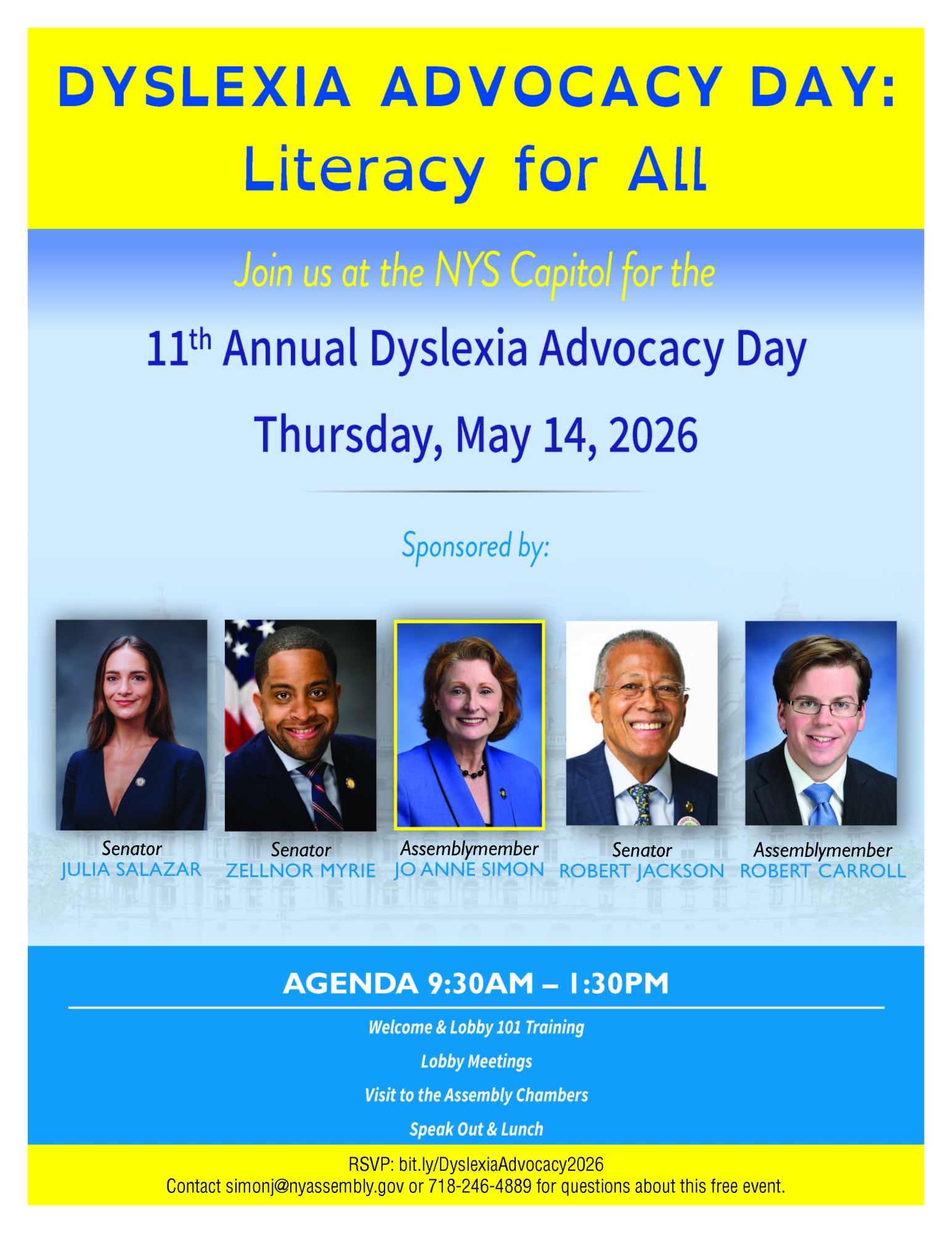 Join us for the 11th Annual Dyslexia Advocacy Day: Literacy for All