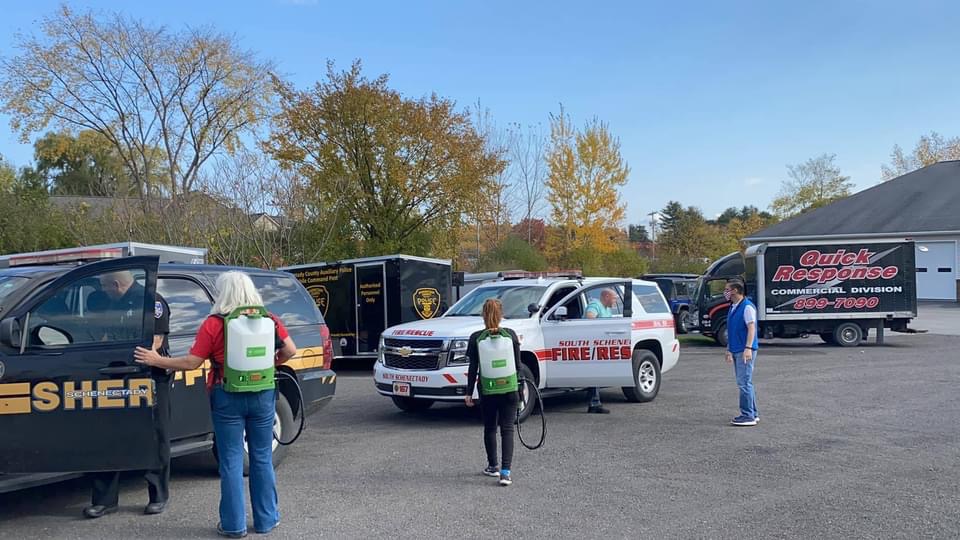 Assemblyman Santabarbara hosting drive-thru COVID-19 Disinfecting and Sanitizing Event for Emergency Response Vehicles