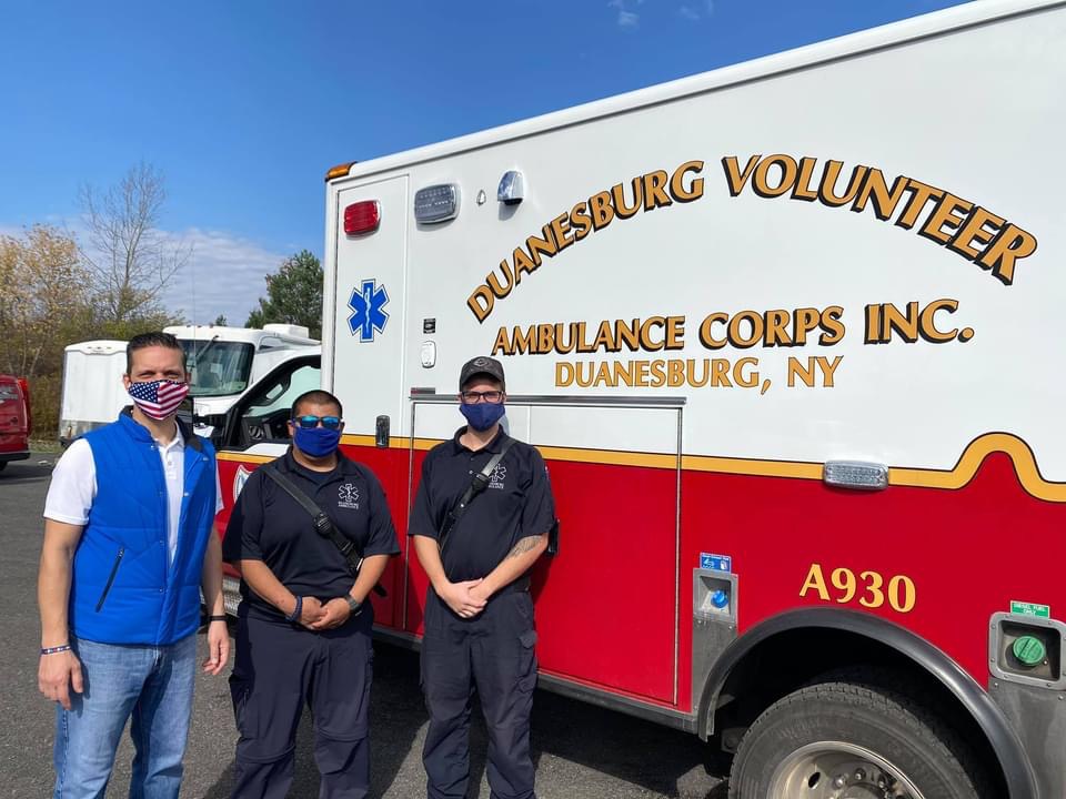 Assemblyman Santabarbara hosting drive-thru COVID-19 Disinfecting and Sanitizing Event for Emergency Response Vehicles